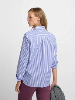 Camisa woman rayas azul y blanco