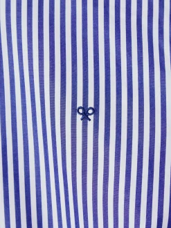 Camisa woman rayas azul y blanco