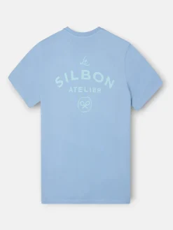 Camiseta atelier azul