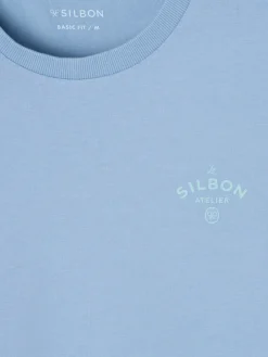 Camiseta atelier azul