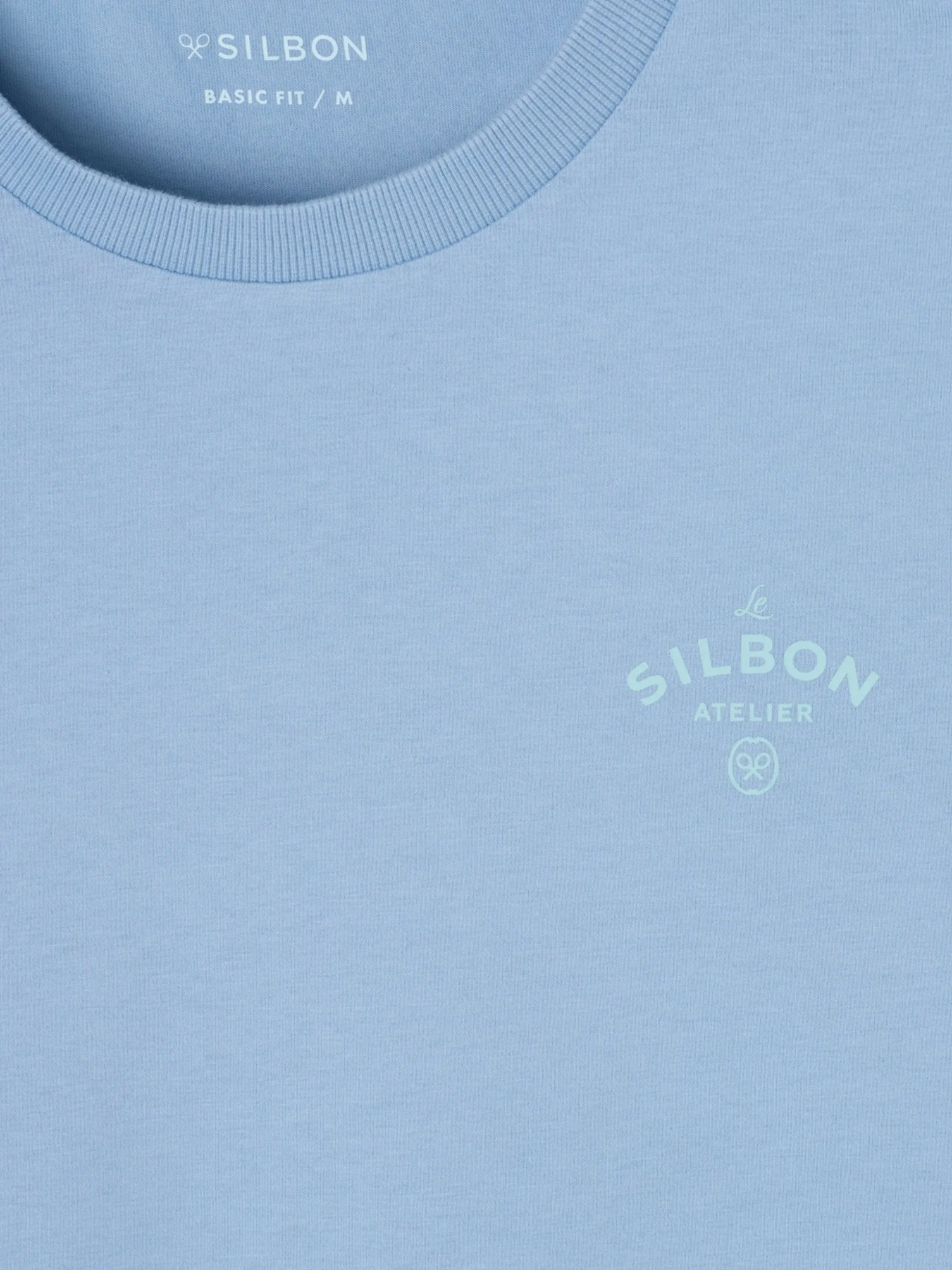 Camiseta atelier azul