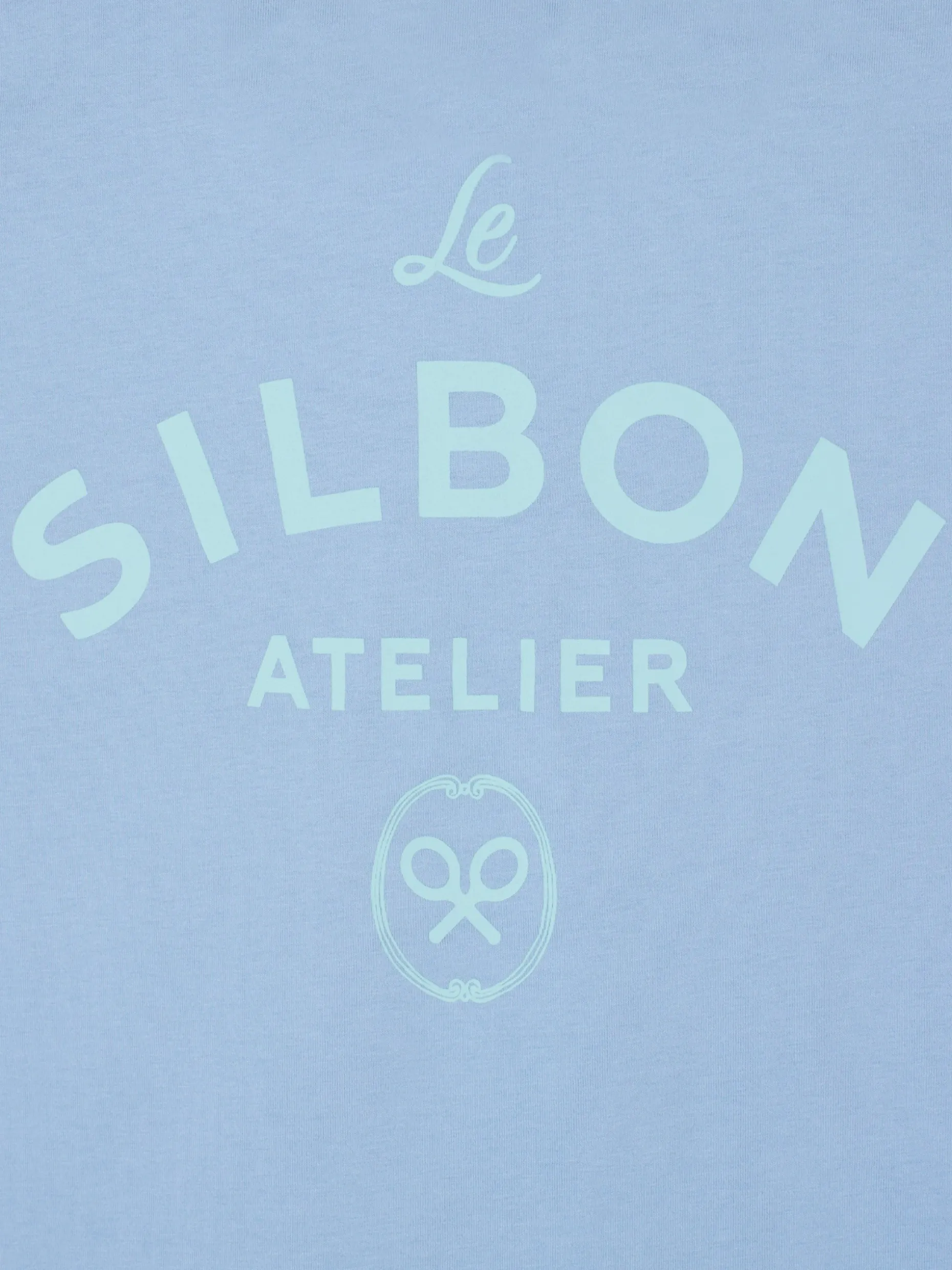 Camiseta atelier azul