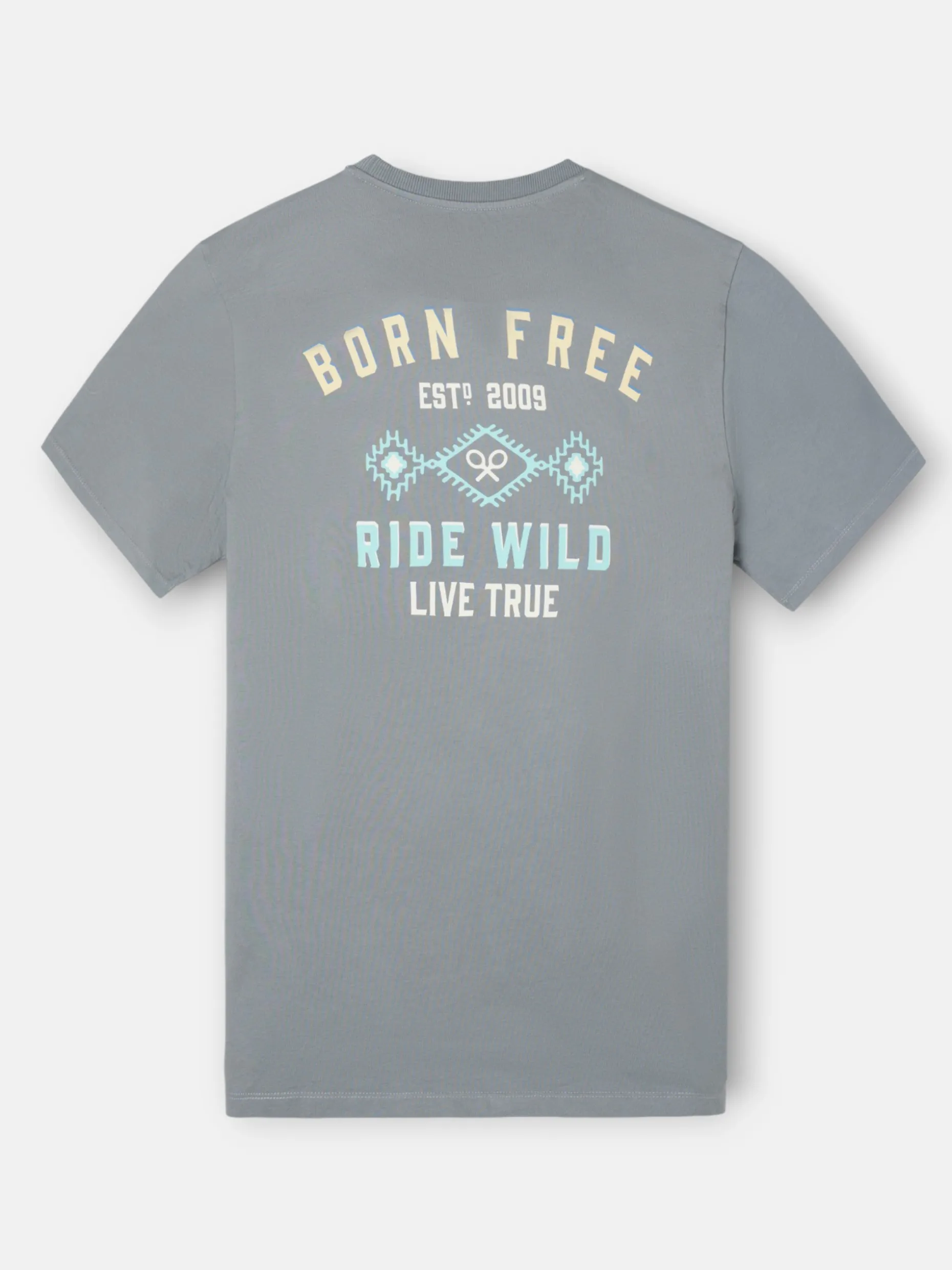 Camiseta born free gris