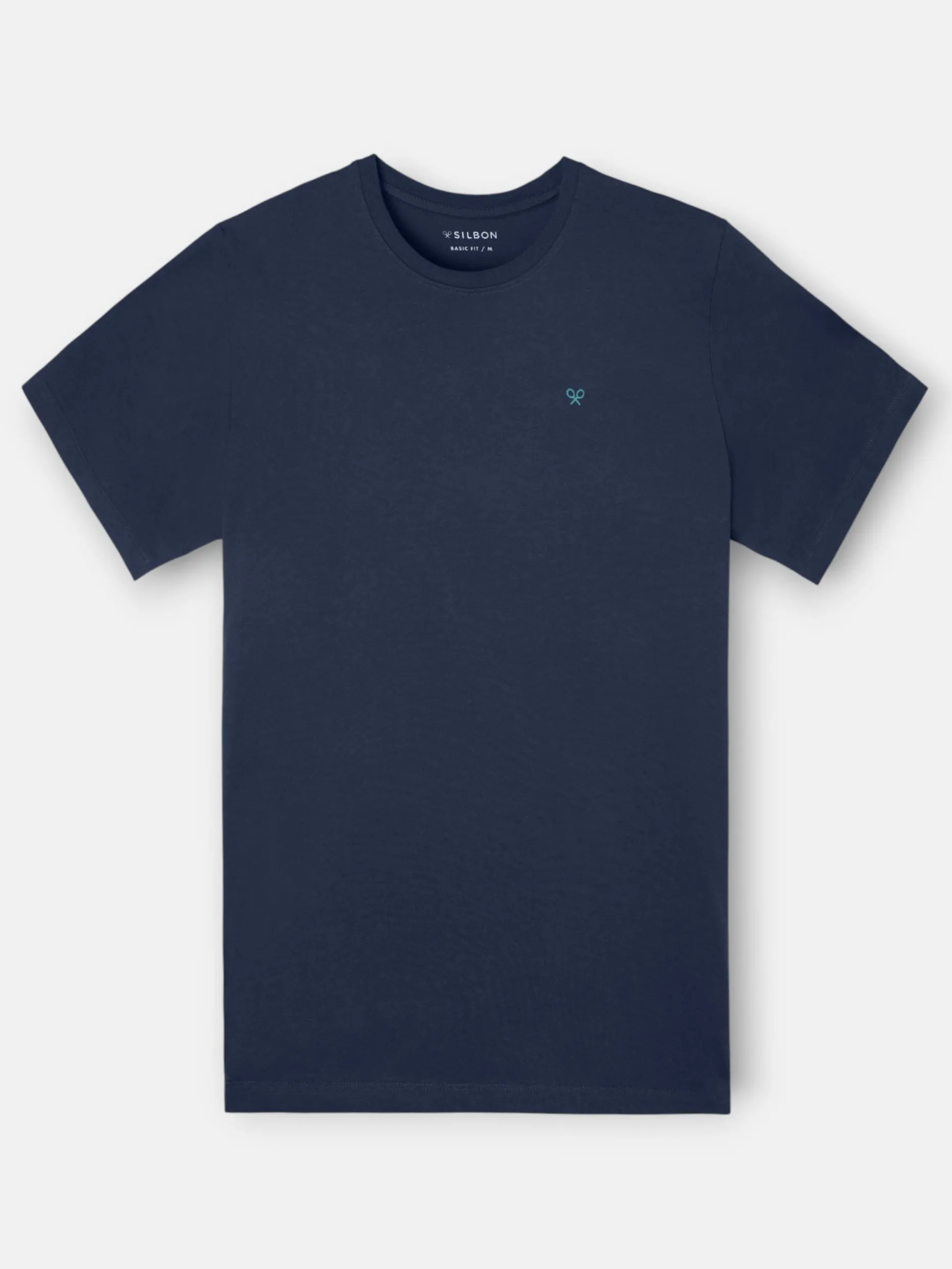 Camiseta circulo etnico multicolor azul marino