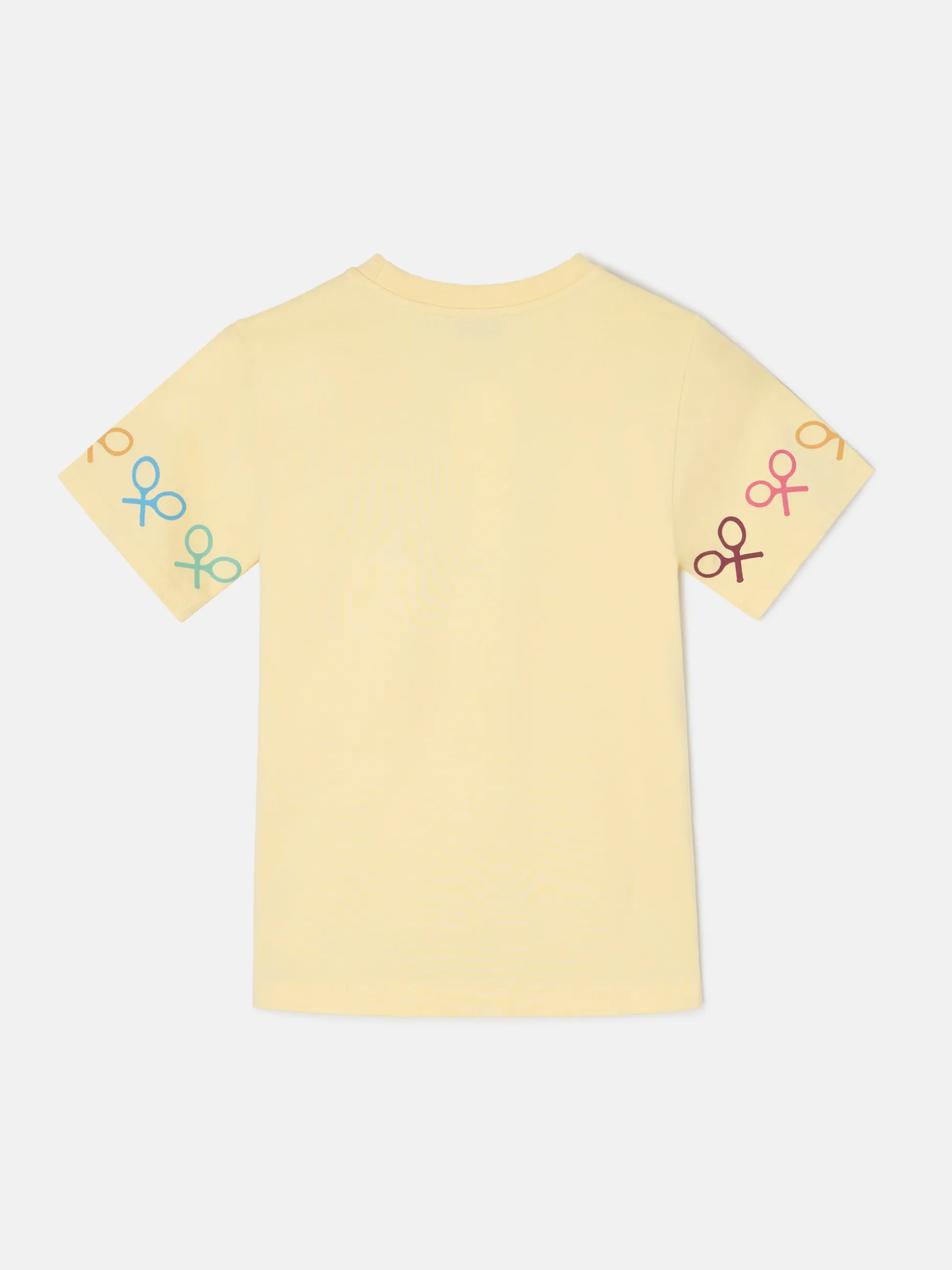 Camiseta girl raquetas multicolor amarilla