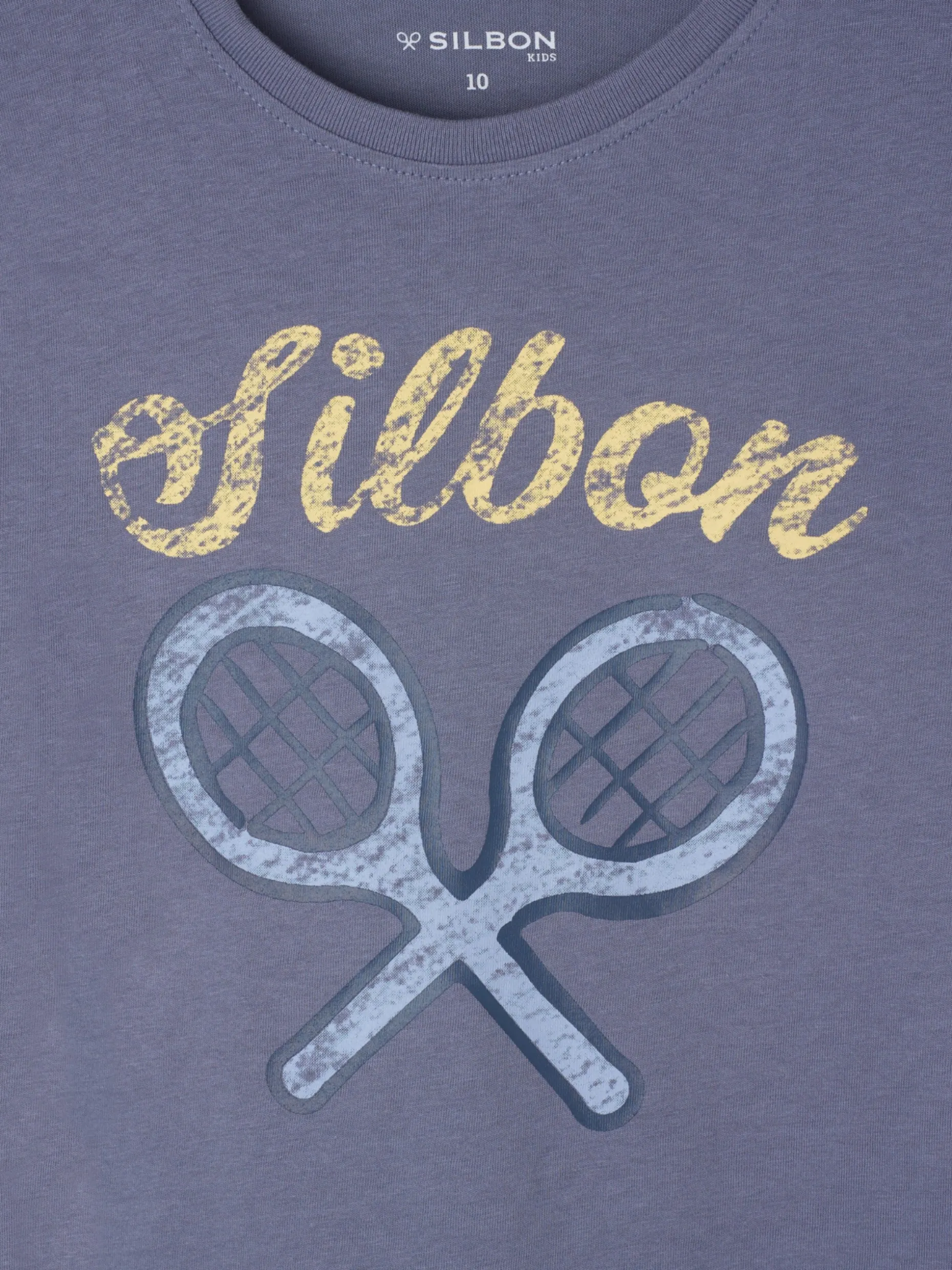 Camiseta kids logo raqueta azul