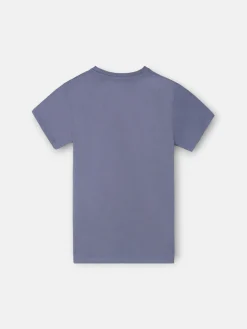 Camiseta kids logo raqueta azul