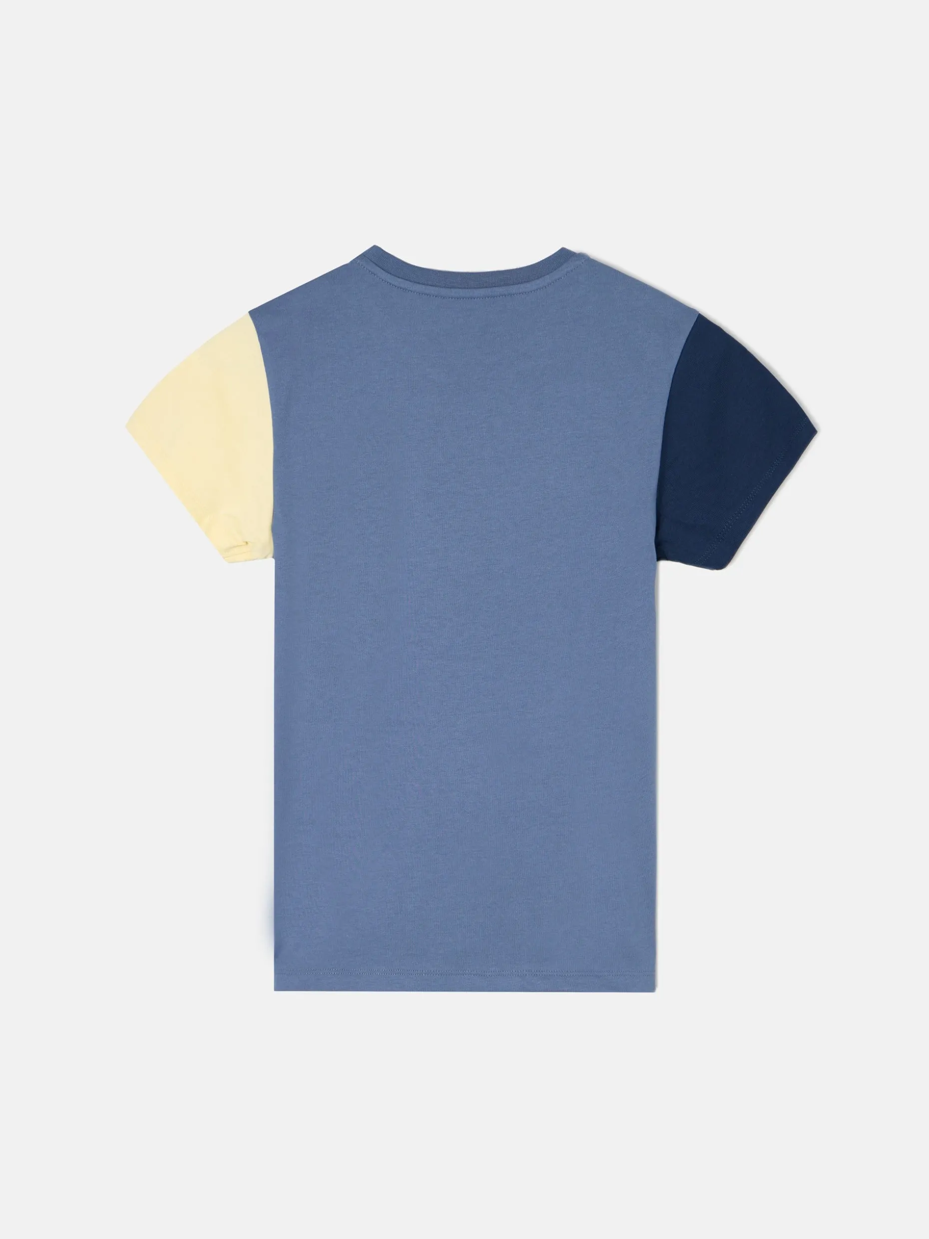 Camiseta kids mangas colores azul