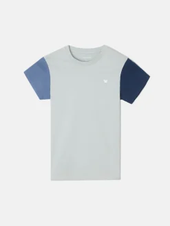 Camiseta kids mangas colores verde