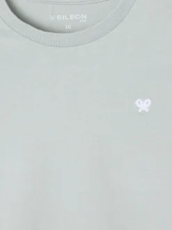 Camiseta kids mangas colores verde