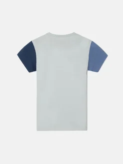 Camiseta kids mangas colores verde