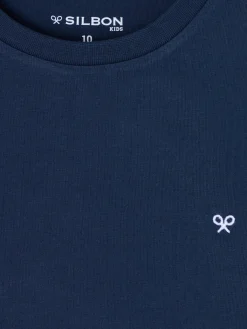 Camiseta kids minilogo azul marino