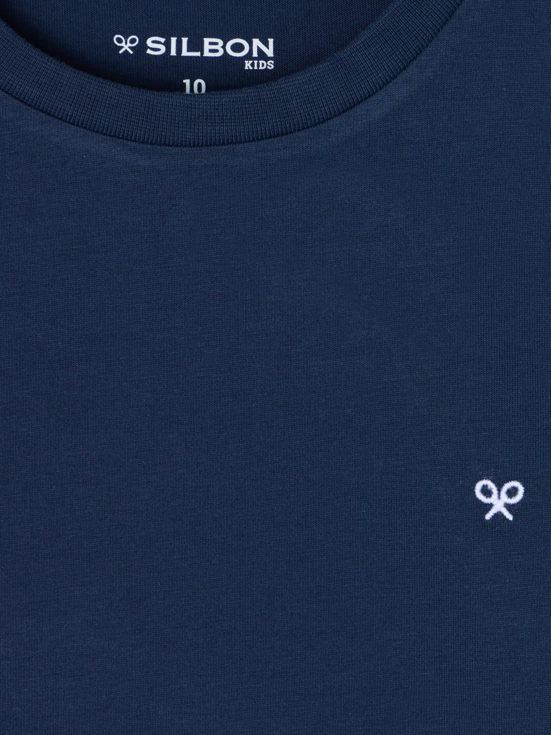 Camiseta kids minilogo azul marino