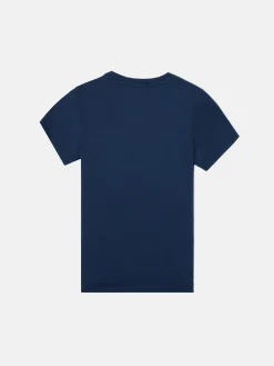 Camiseta kids minilogo azul marino