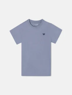 Camiseta kids minilogo azul