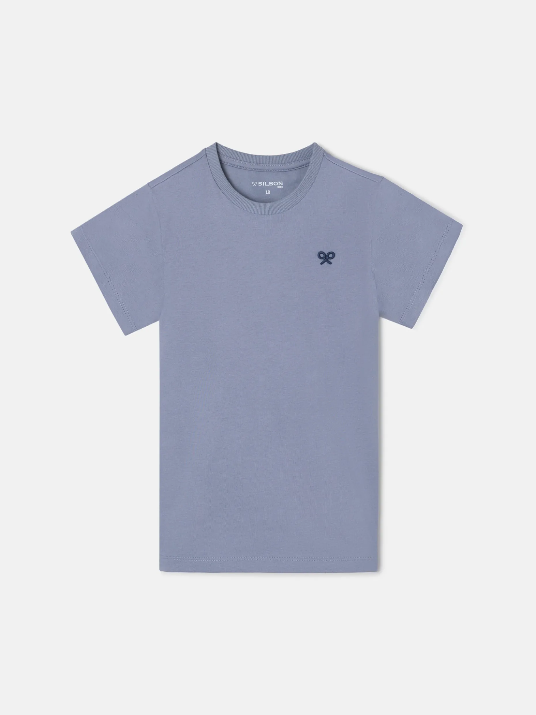 Camiseta kids minilogo azul