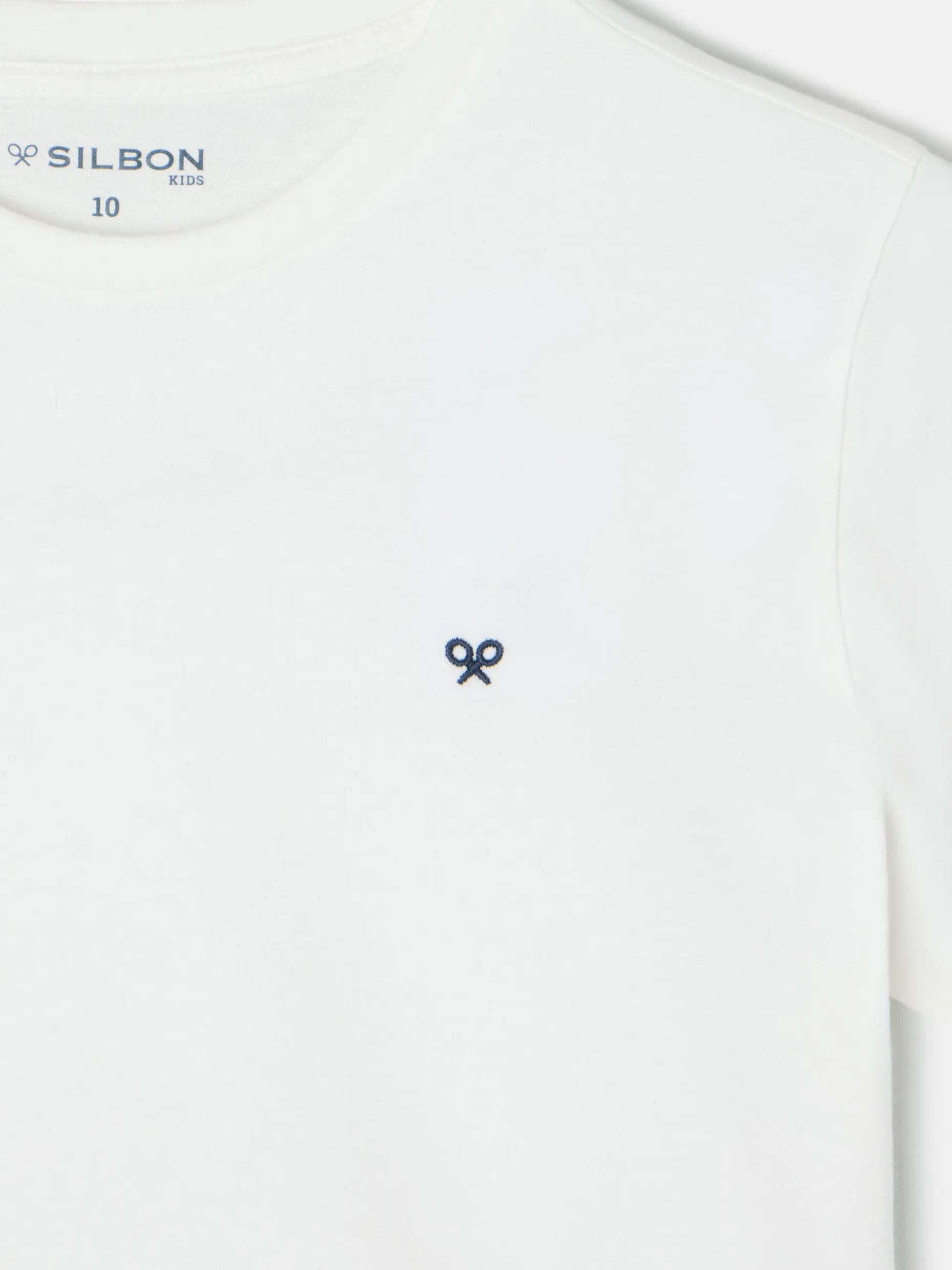 Camiseta kids minilogo blanca