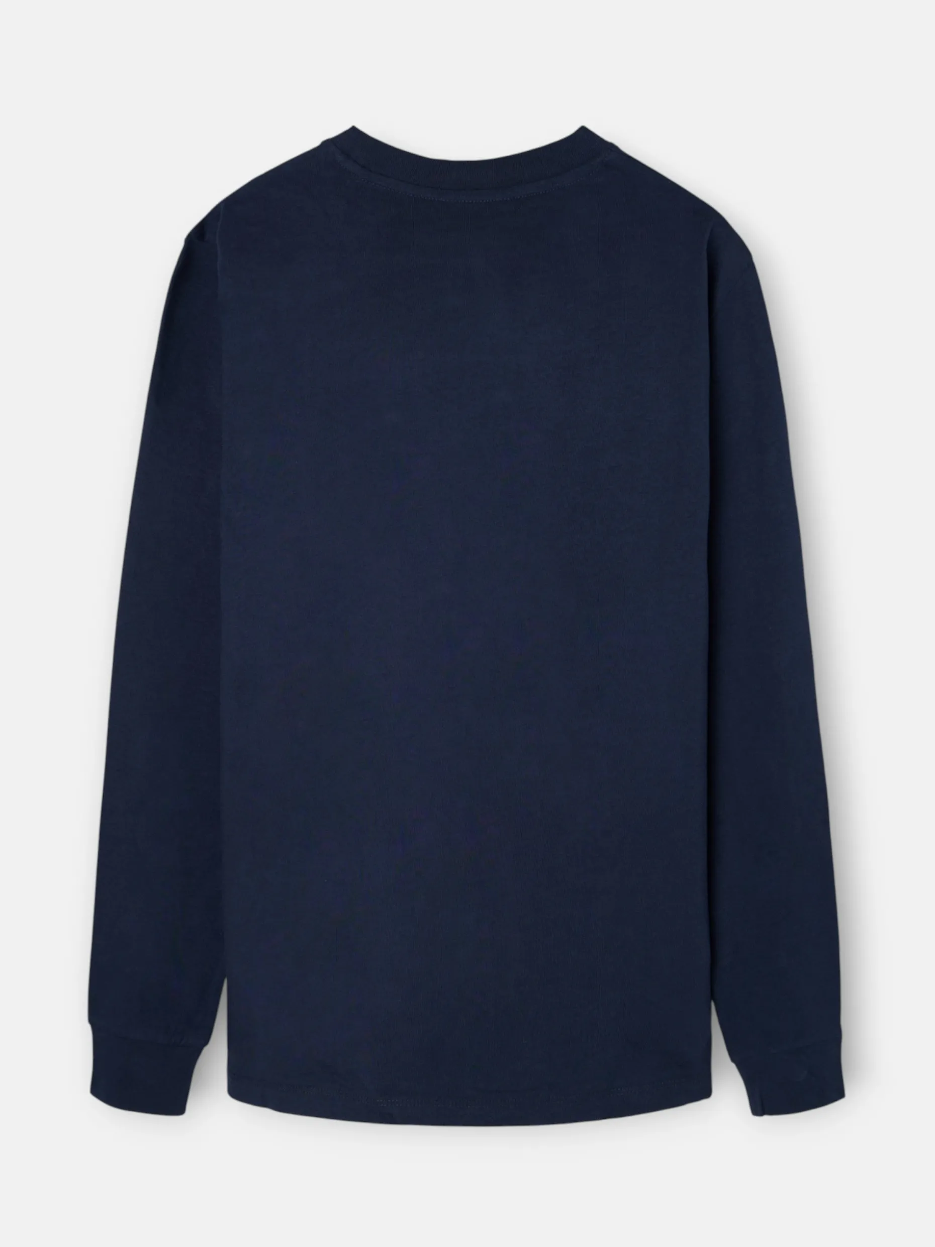 Camiseta manga larga minilogo azul marino