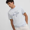 Camiseta petit hotel azul claro
