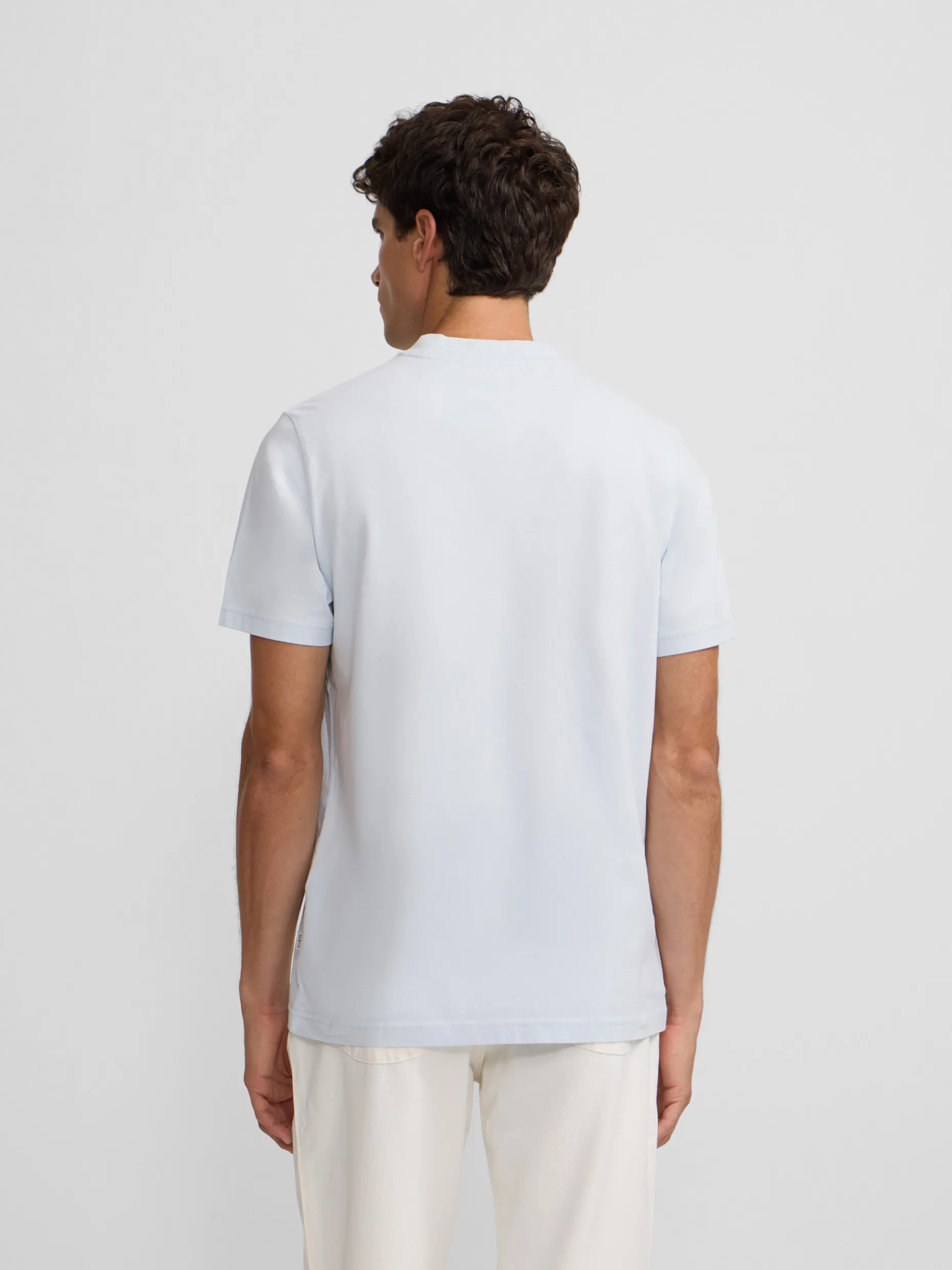 Camiseta petit hotel azul claro