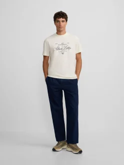 Camiseta petit hotel crema
