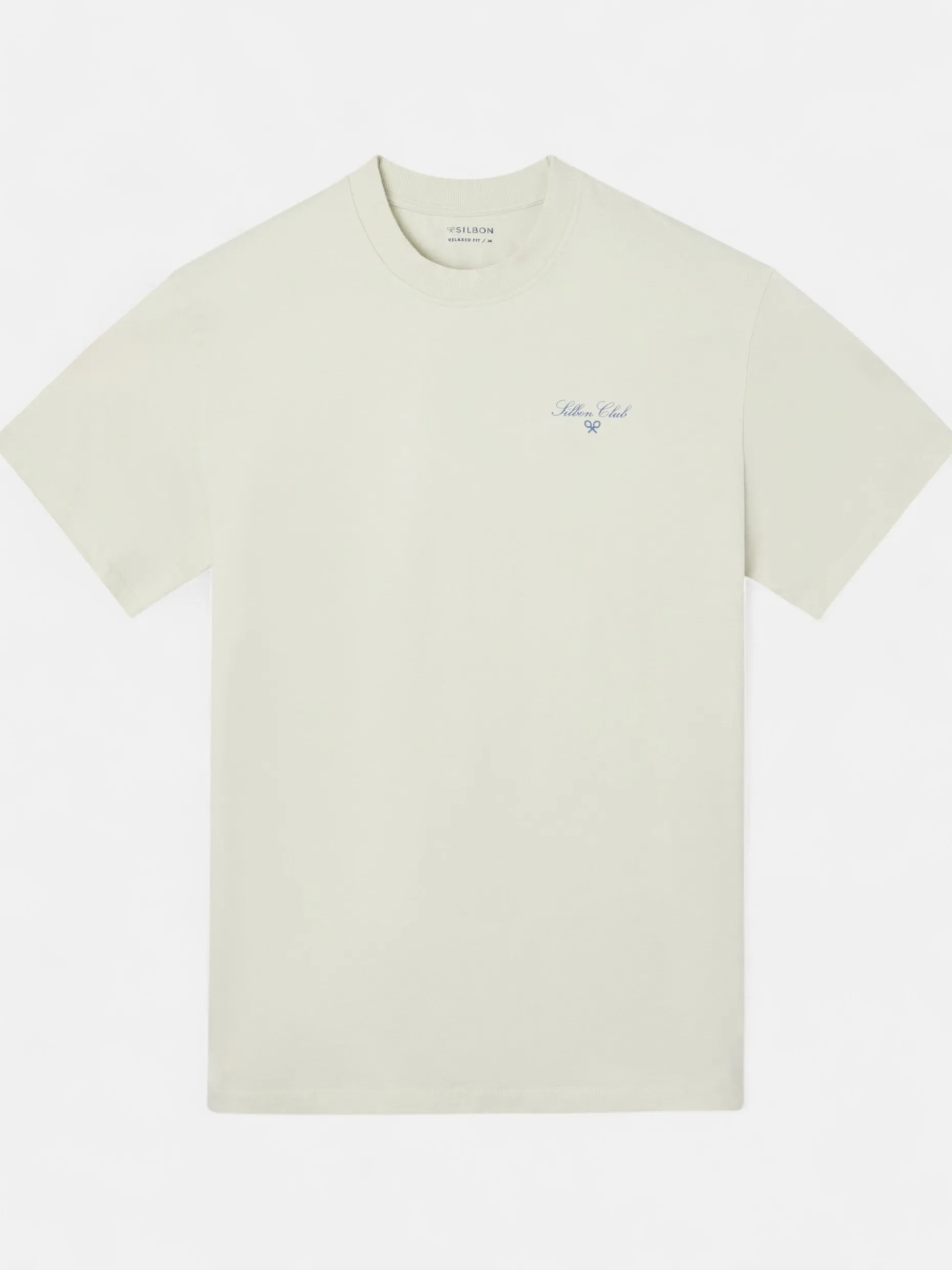 Camiseta relaxed fit art style verde claro
