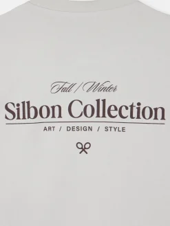 Camiseta relaxed fit collection gris