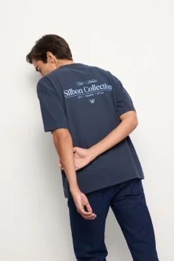 Camiseta relaxed fit collection marino