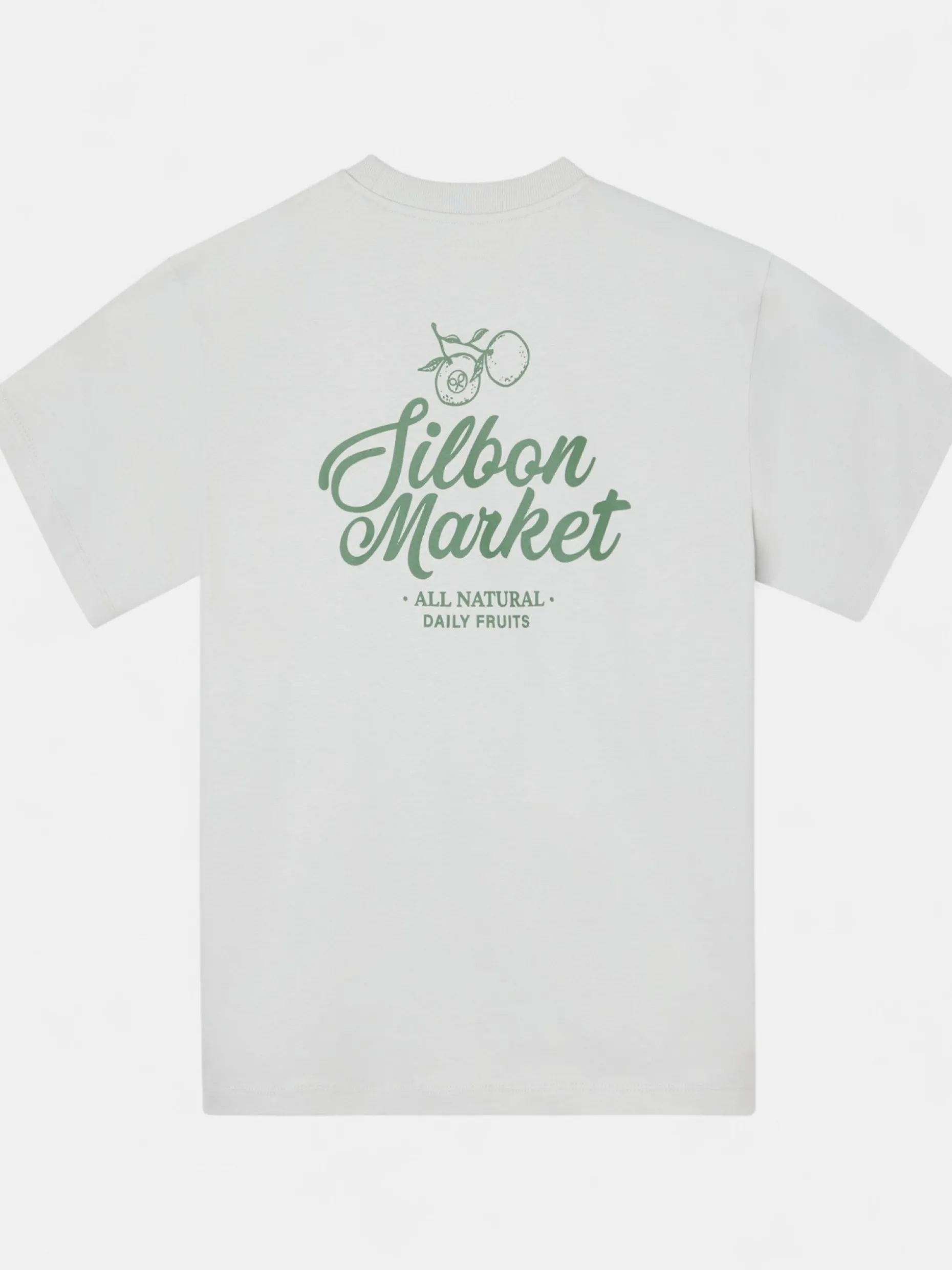 Camiseta relaxed fit market gris