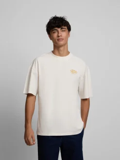 Camiseta relaxed fit market crema