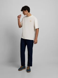 Camiseta relaxed fit market crema