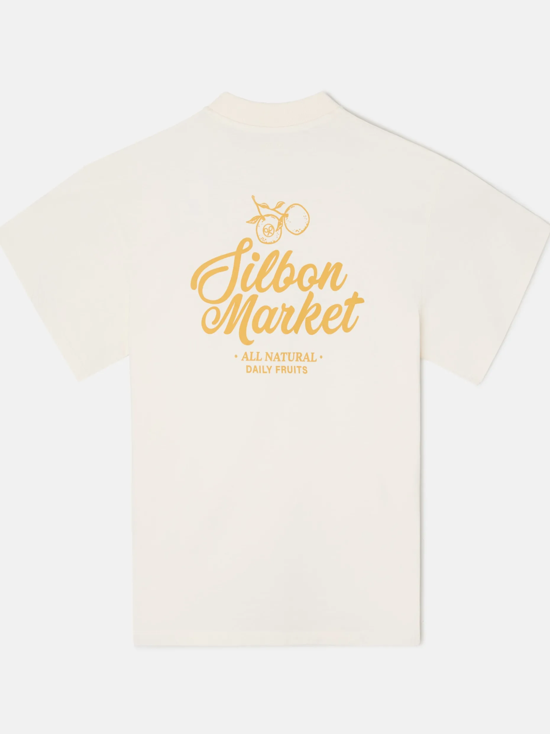 Camiseta relaxed fit market crema