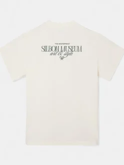 Camiseta relaxed fit museum ecru