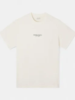 Camiseta relaxed fit museum ecru