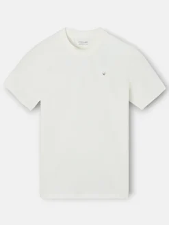 Camiseta relaxed fit original crema