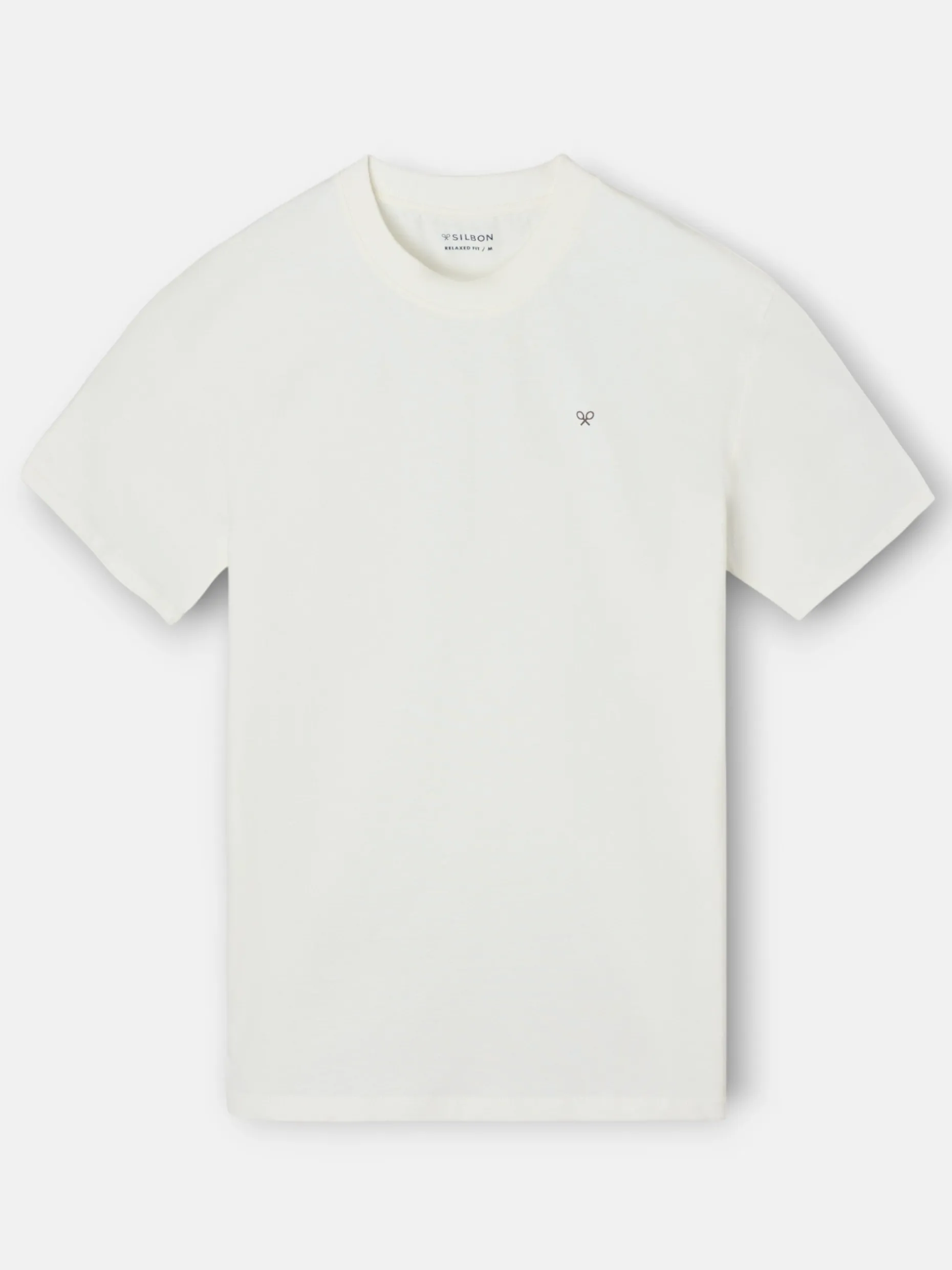 Camiseta relaxed fit original crema