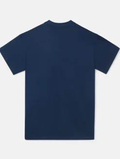 Camiseta relaxed fit raqueta media azul marino