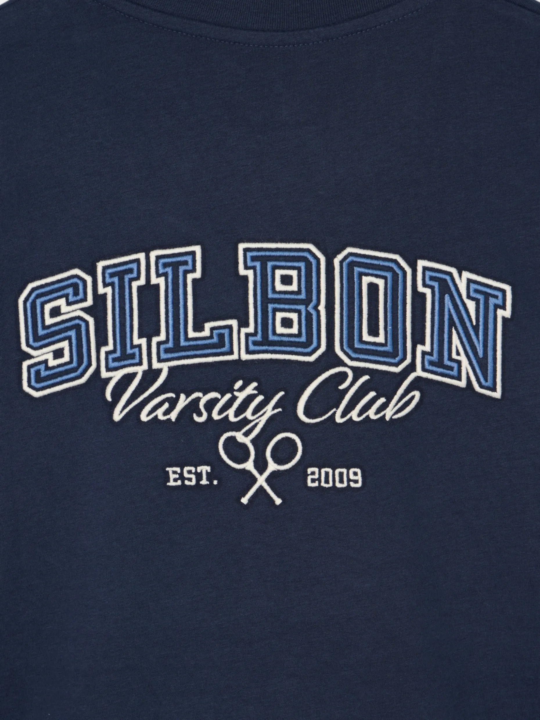 Camiseta relaxed fit sport college marino