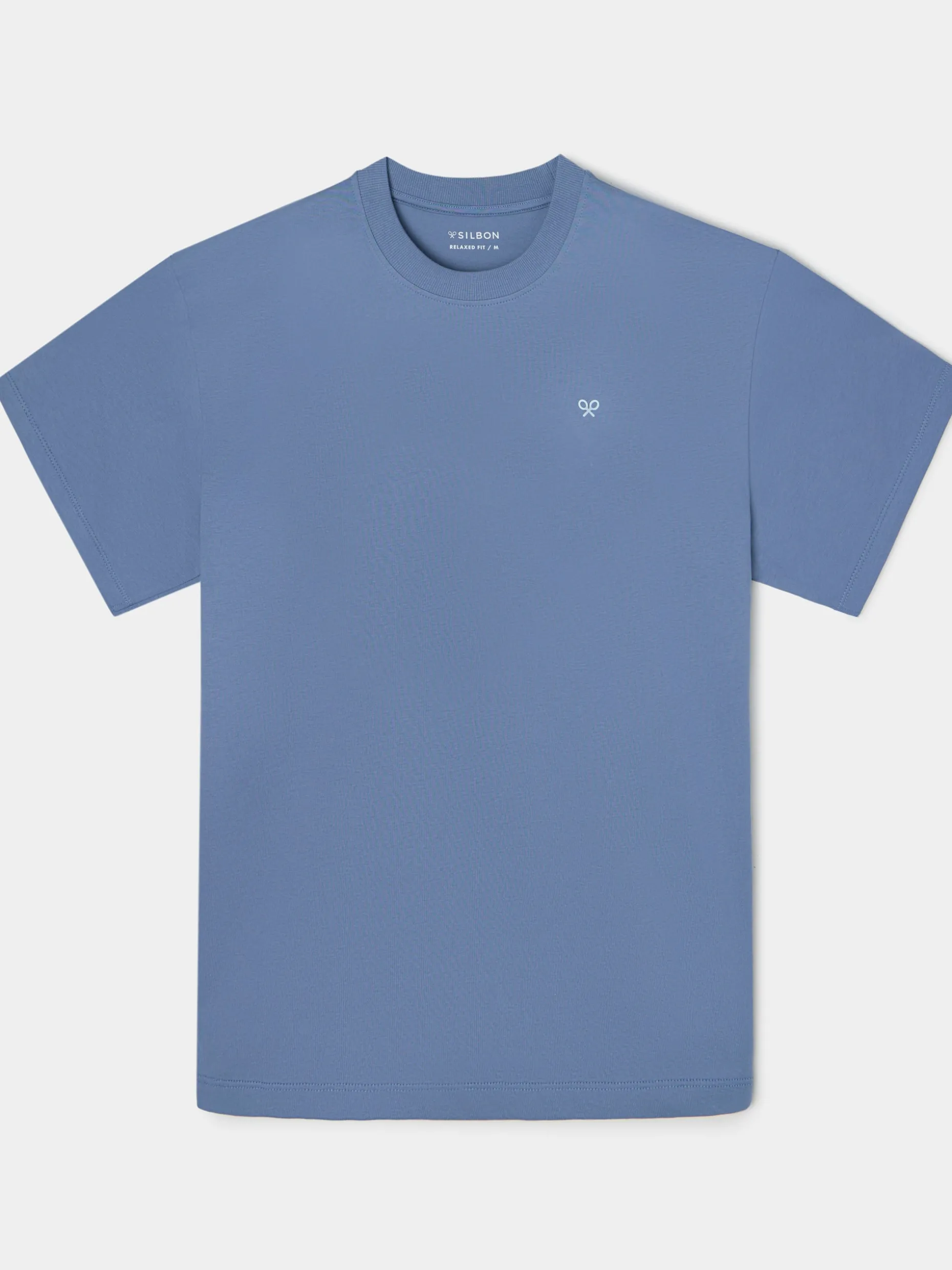 Camiseta relaxed just vibes azul