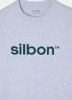 Camiseta silbon flock gris