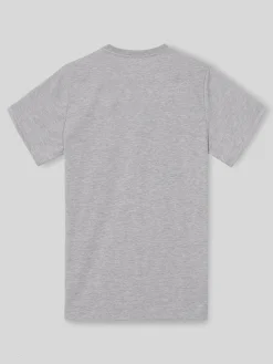 Camiseta silbon minilogo gris