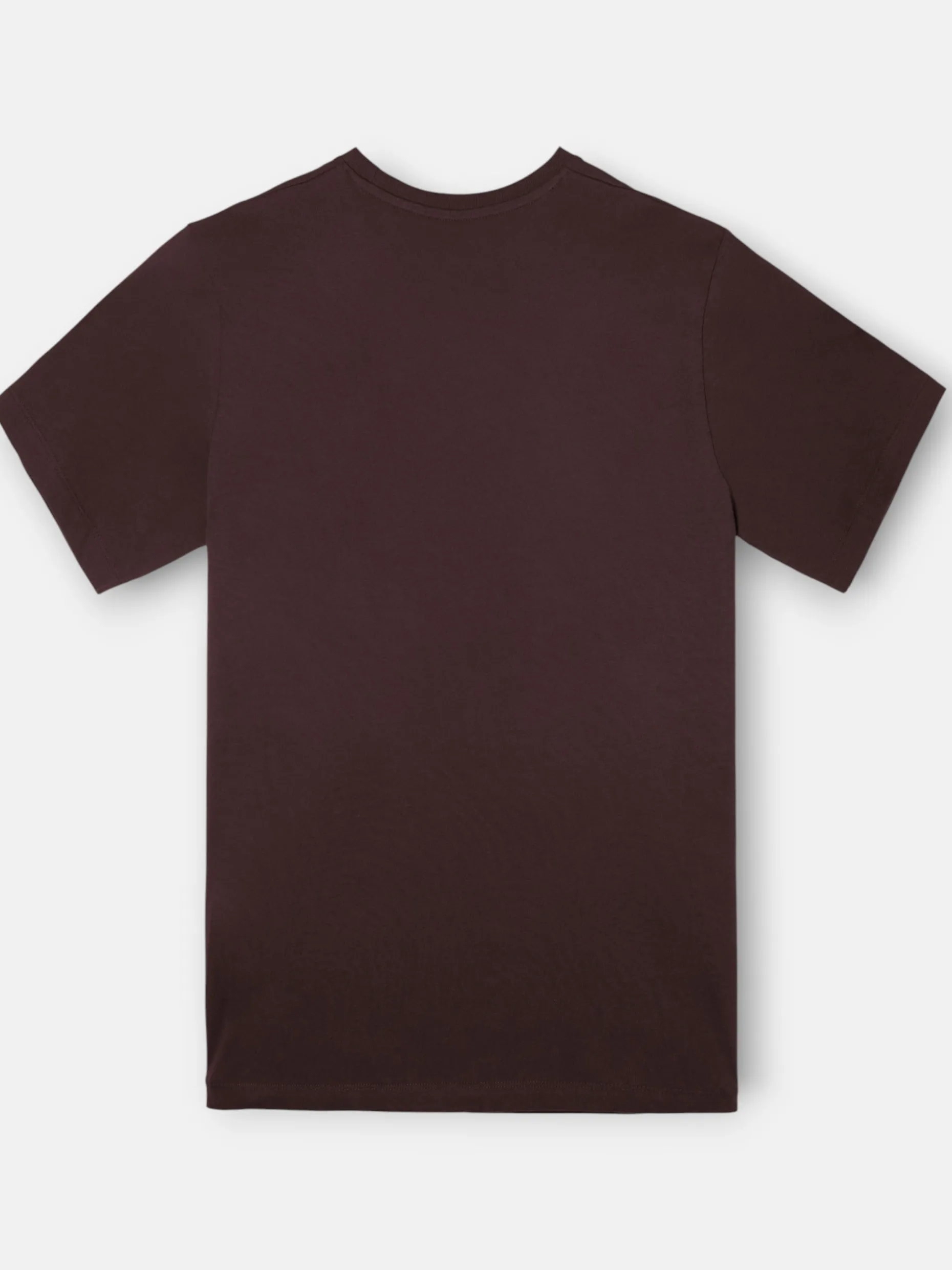 Camiseta silbon minilogo marron
