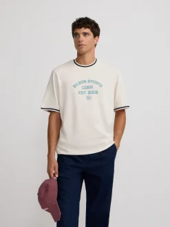 Camiseta special fit silbon sport crema