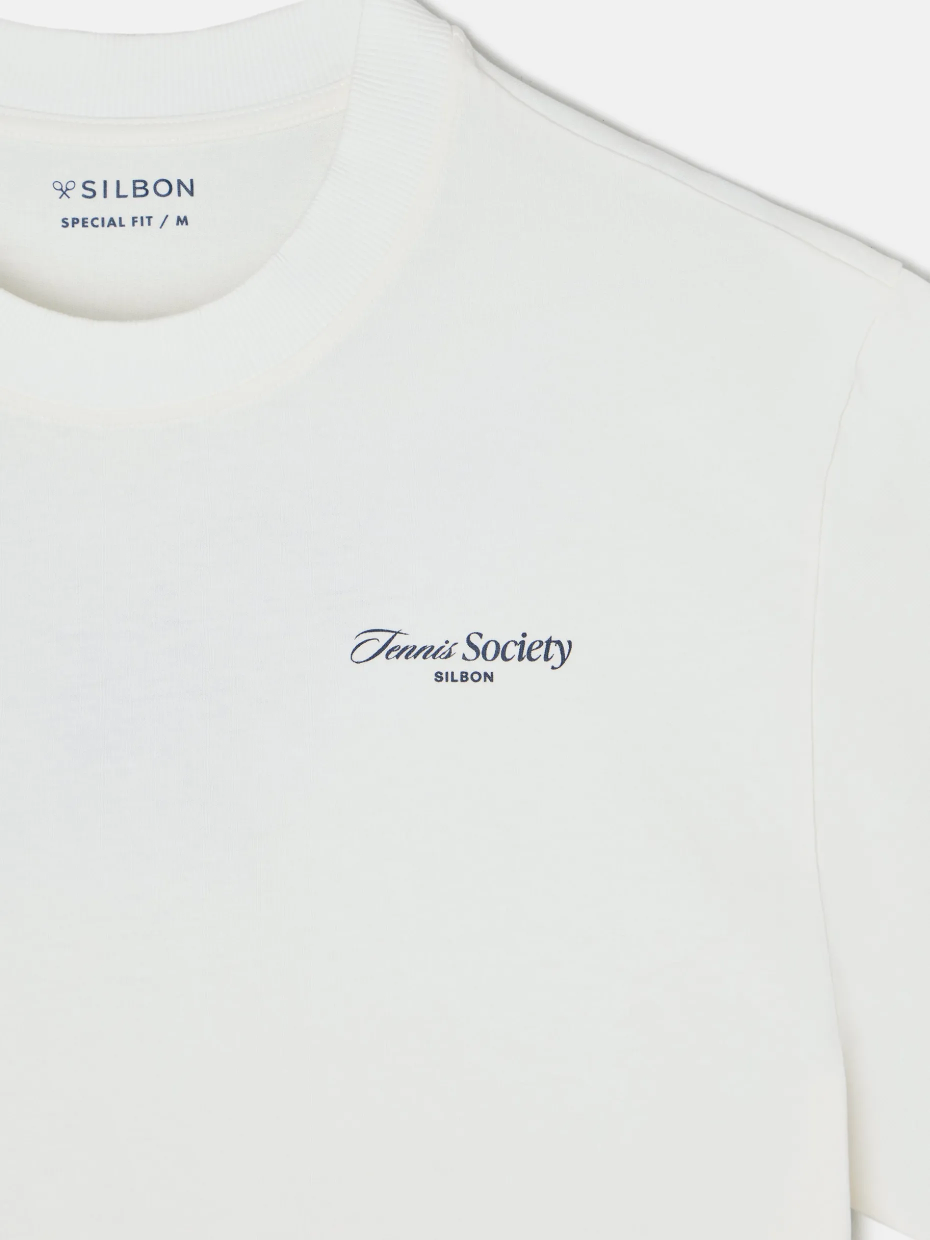 Camiseta special fit tennis society crema