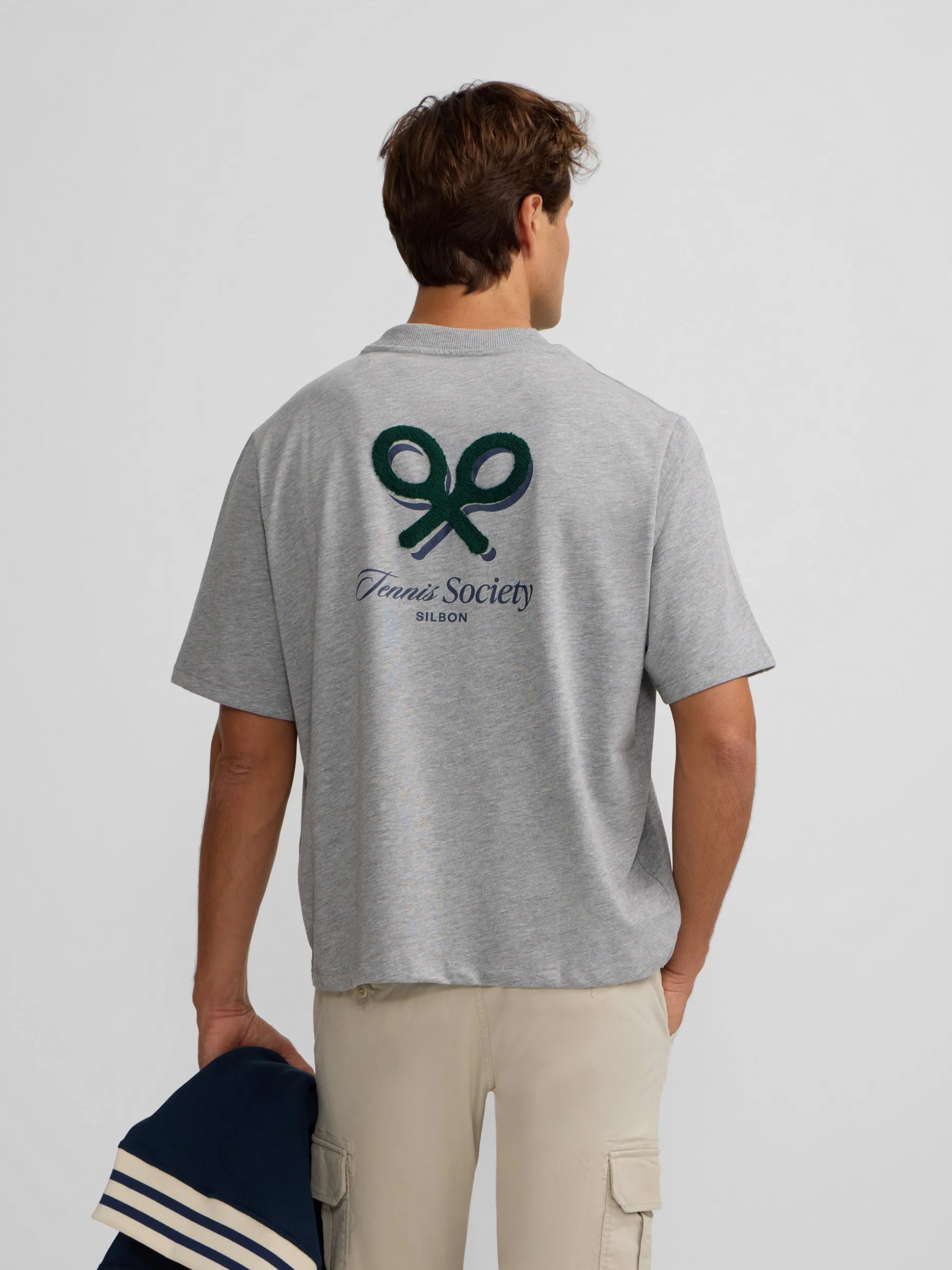 Camiseta special fit tennis society gris