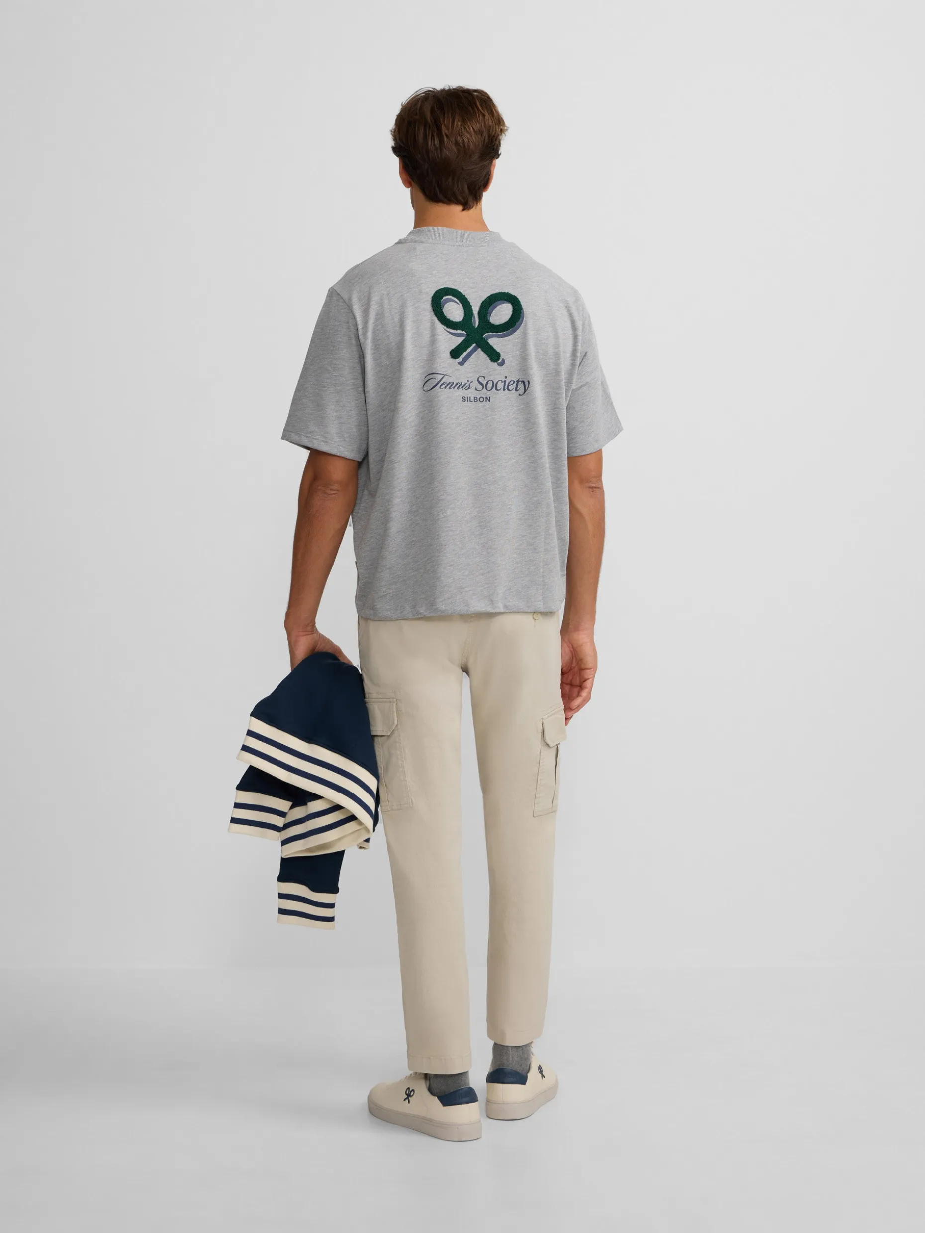 Camiseta special fit tennis society gris