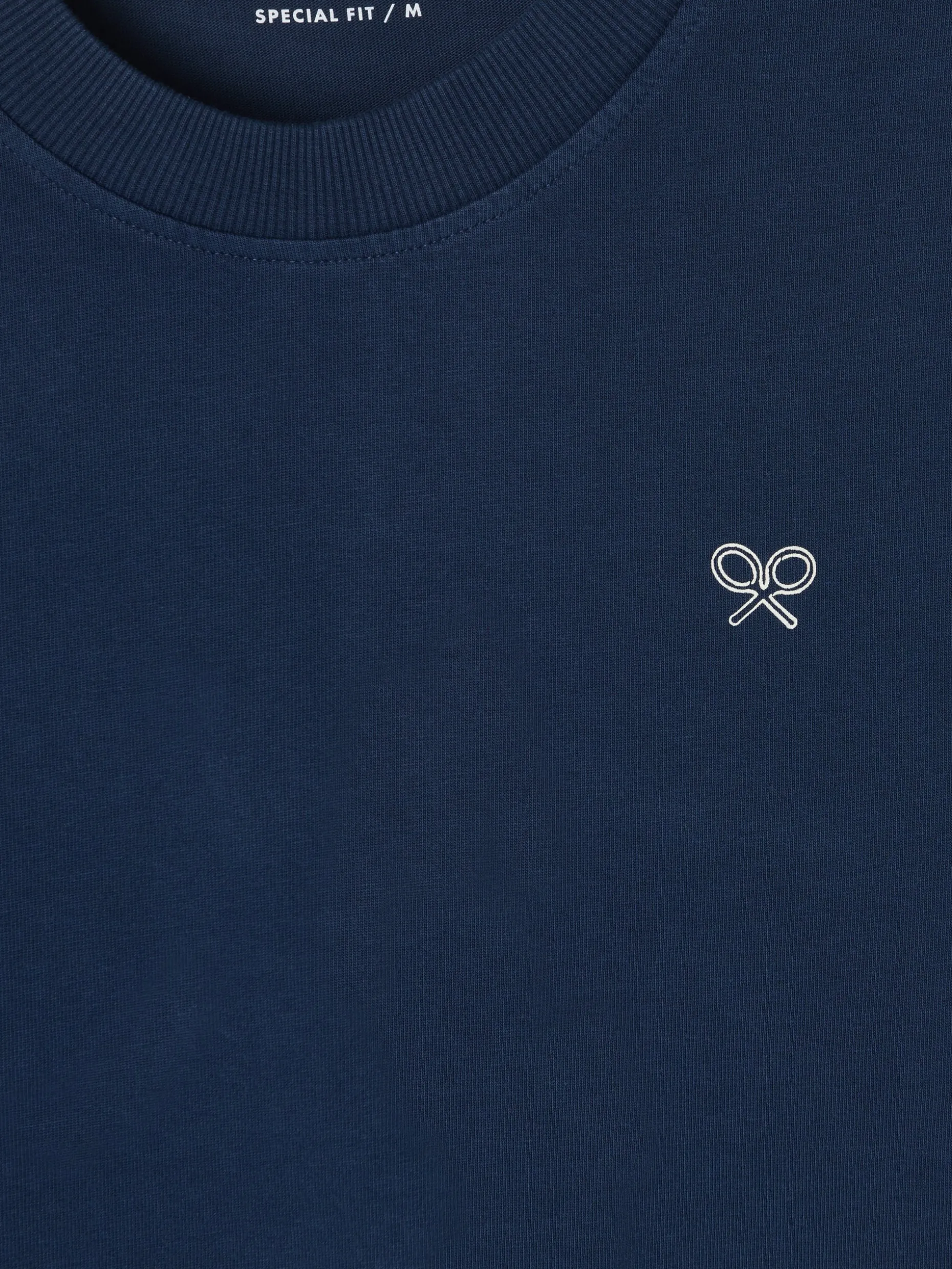 Camiseta special fit two rackets azul marino