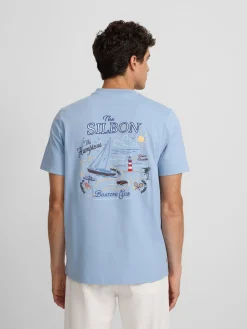 Camiseta The Hamptons azul