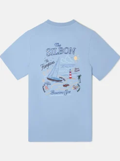Camiseta The Hamptons azul