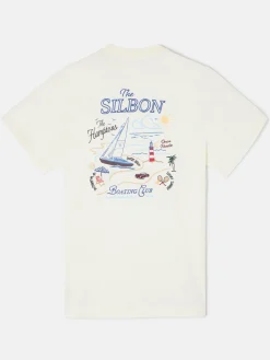 Camiseta The Hamptons crema